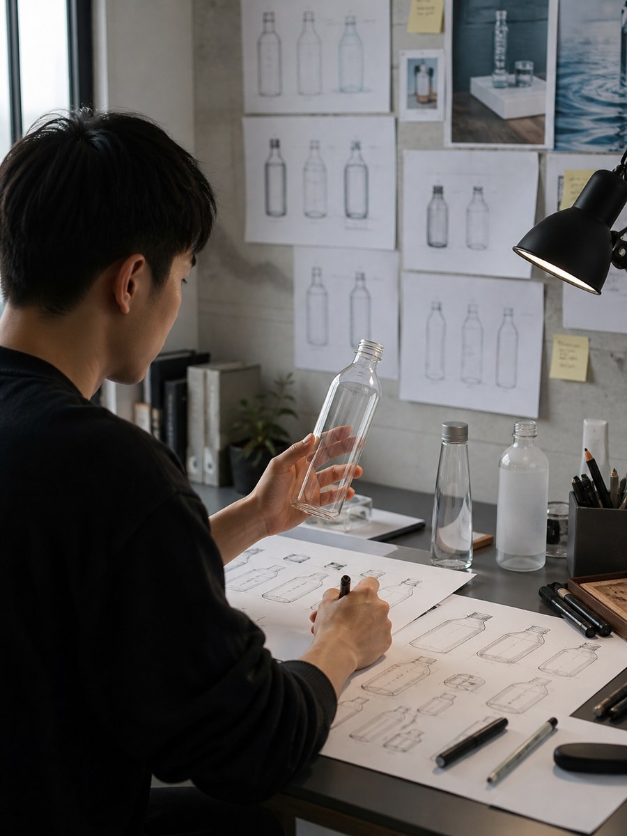 Premium design bottle for consumer products